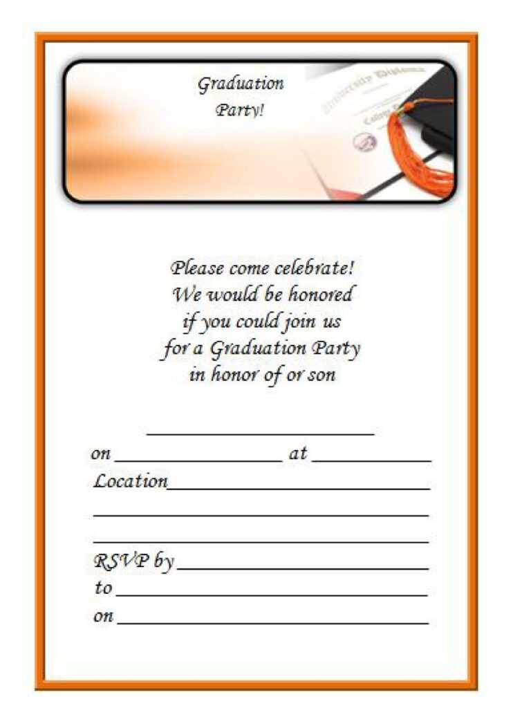 Free Graduation Invitation Templates Template Lab With Regard To