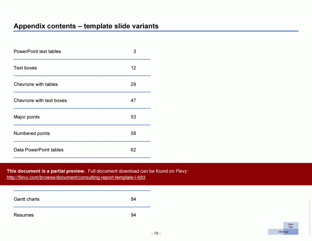 Consulting Report Template I Powerpoint Throughout Mckinsey