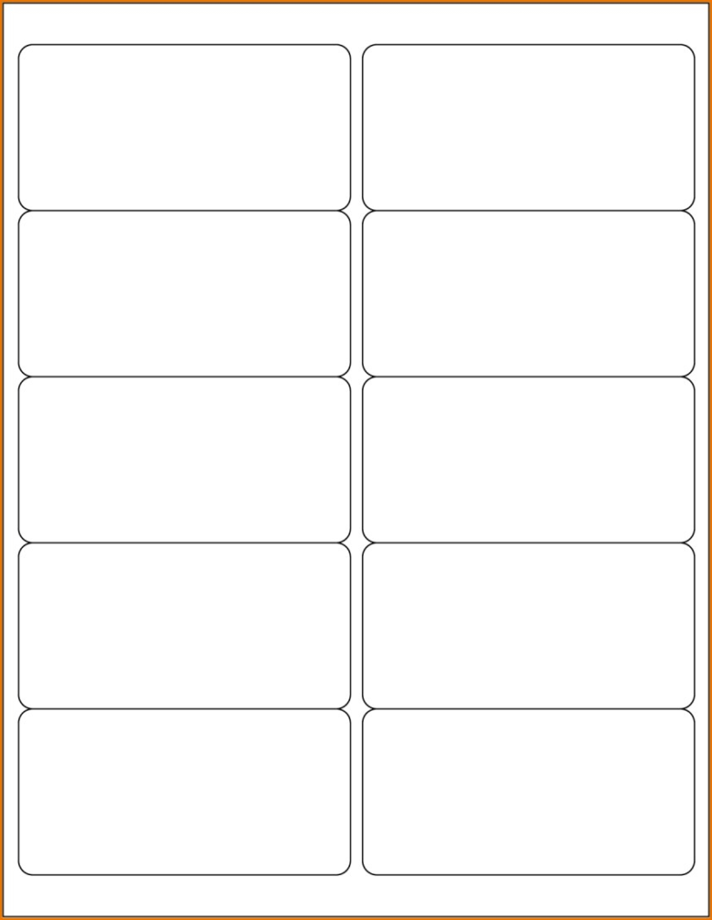 Word Label Template 8 Per Sheet