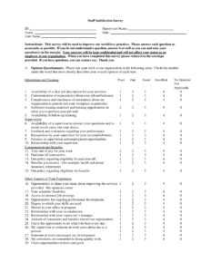 14+ Employee Satisfaction Survey Form Examples – Pdf, Doc for Employee ...