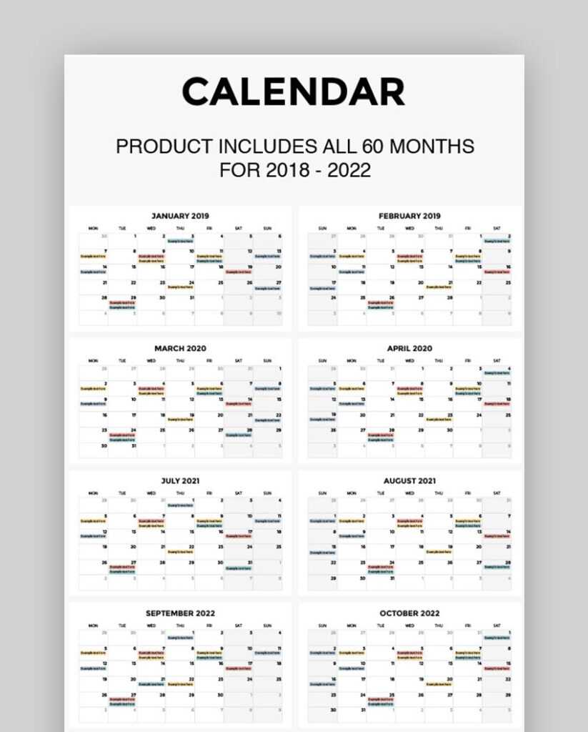 18+ Best Powerpoint Calendar Template Ppt Designs (For 2019) For