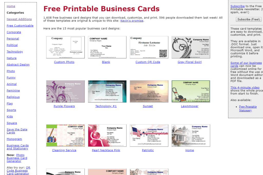 8 Places To Find Free Business Card Templates In Southworth Business ...