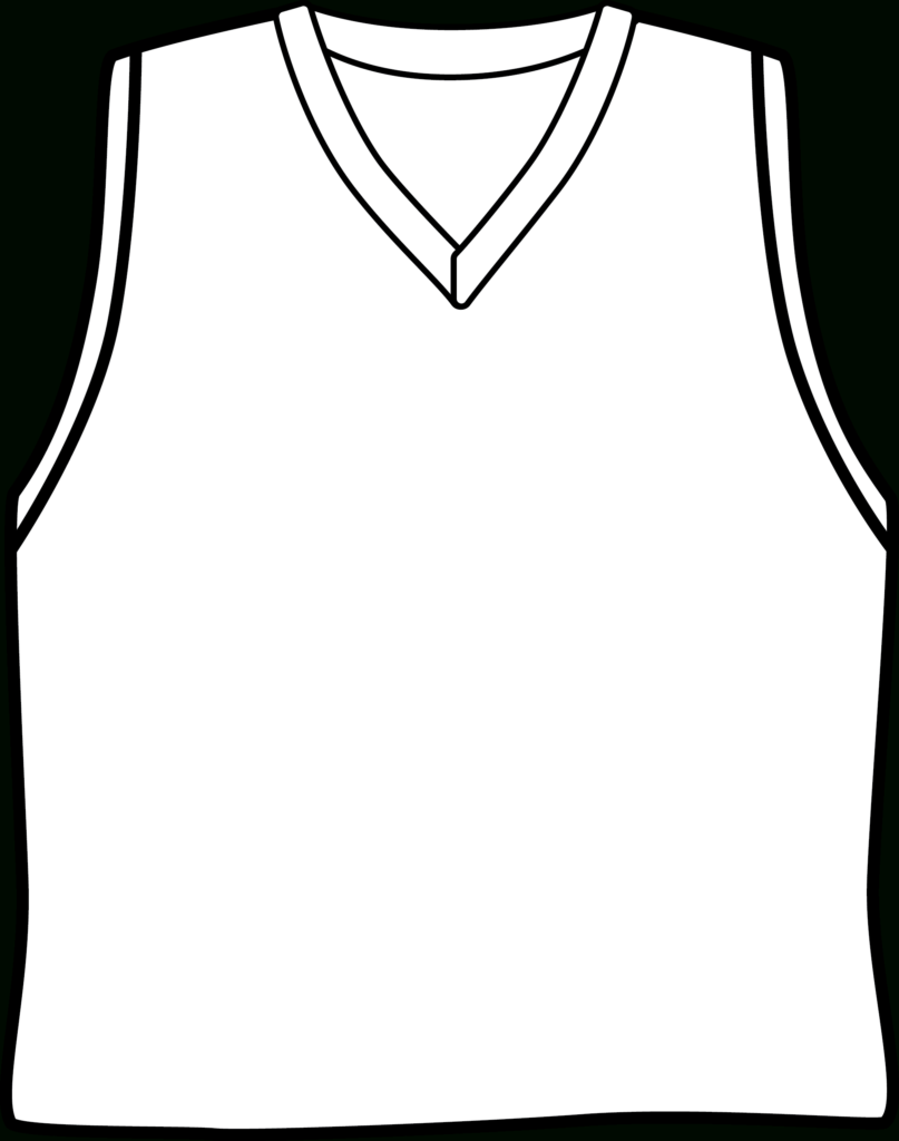 Blank Basketball Jersey Clipart | Free Download Best Blank throughout ...