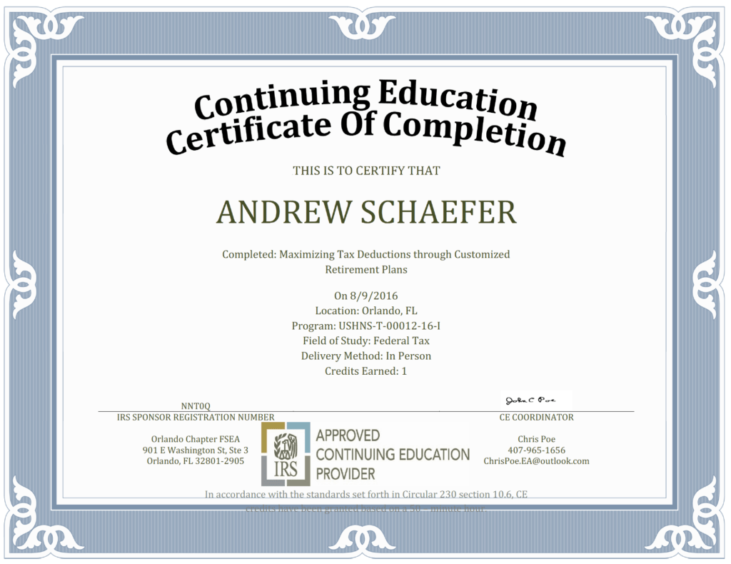 Continuing Education Certificate Template Atlantaauctionco com
