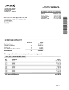 Chase Bank Statement Online Template | Best Template For Credit Card ...