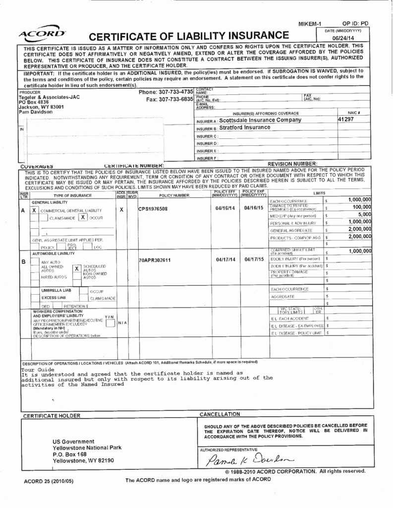 Form Insurance For Taxes Forms Pdf Endorsement Required ...