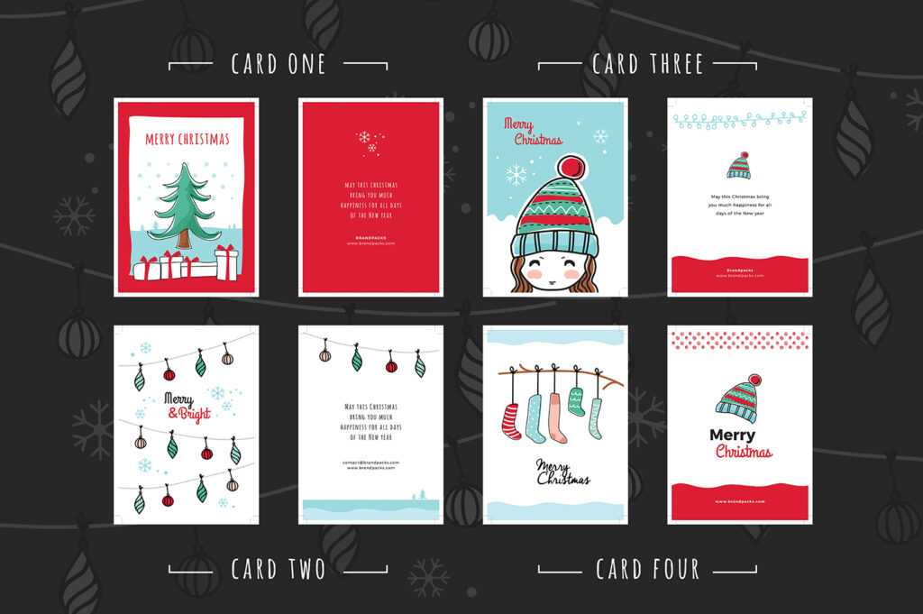 Adobe Illustrator Christmas Card Template