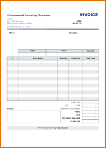 Free Printable Invoice Template Word Downloadable Uk Blank pertaining ...