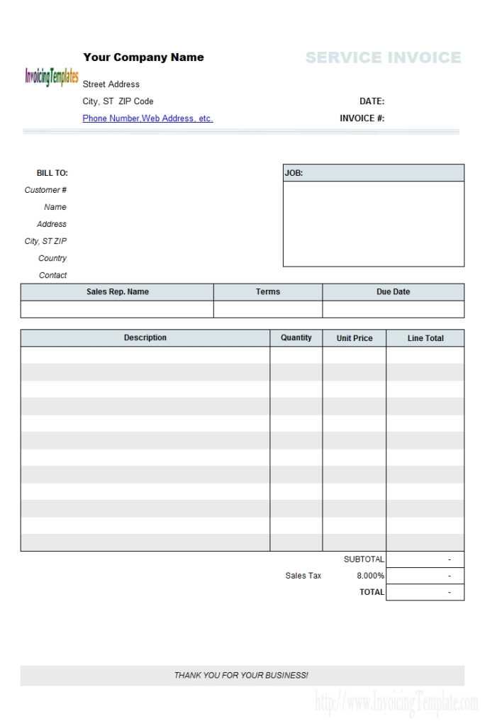 Free Printable Invoices For Contractors 1099 Invoice with Free Invoice ...