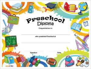 Free Printable Preschool Diplomas | Preschool Classroom In Free ...