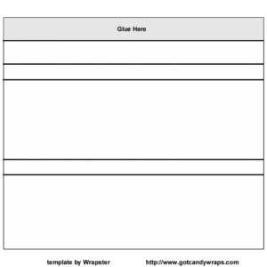 free blank candy bar wrapper template for word