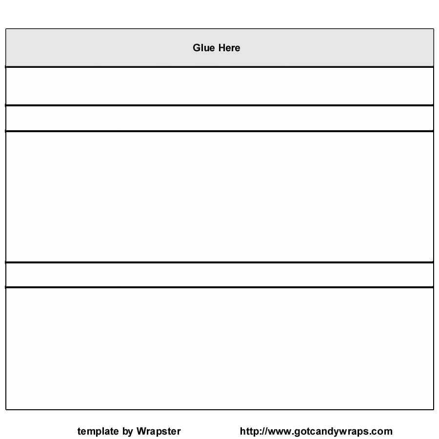 Printable Free Candy Bar Wrapper Template For Word Free Printable Templates