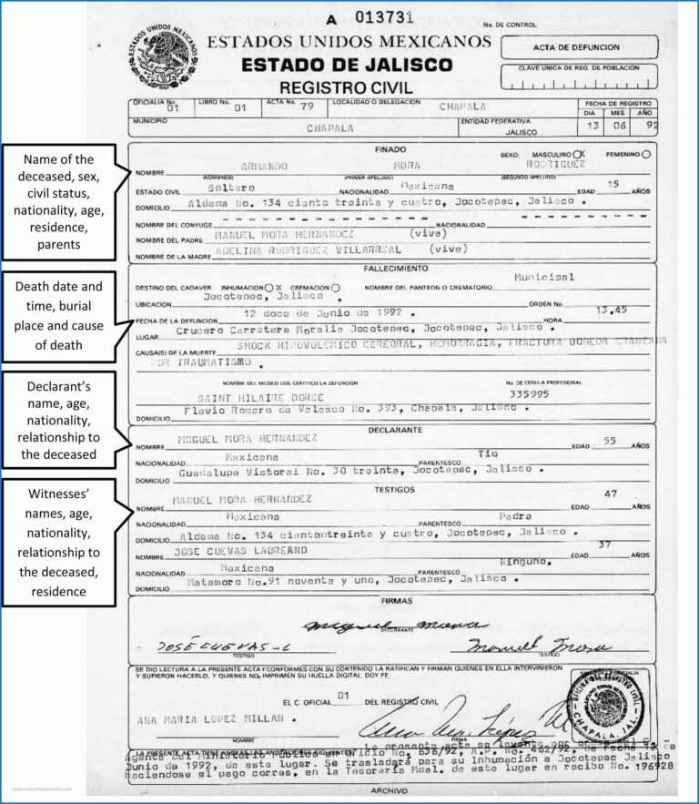 Mexican Birth Certificate Template Awe Inspiring 10 Best Of For Mexican