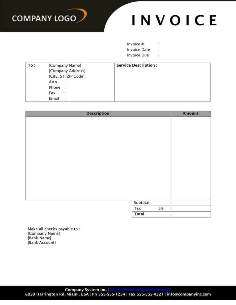 how to create an invoice template in word 2010