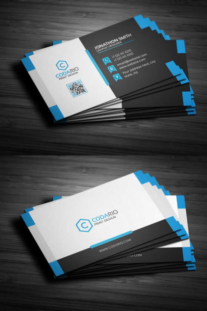 Modern Creative Business Card Template Psd | Business Card Within ...