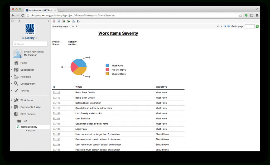 Birt Report Templates