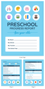 Pre K Progress Report Template – Venngage For Preschool Progress Report 