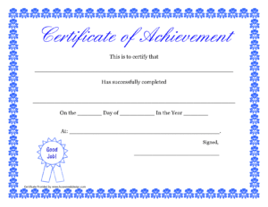 Printable Hard Work Certificates Kids | Printable in Free Printable ...