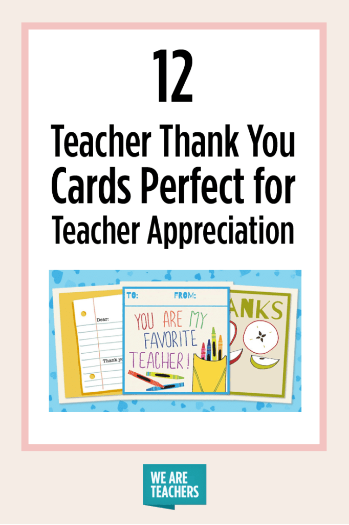 Printable Teacher Thank You Cards For Teacher Appreciation Inside Thank ...