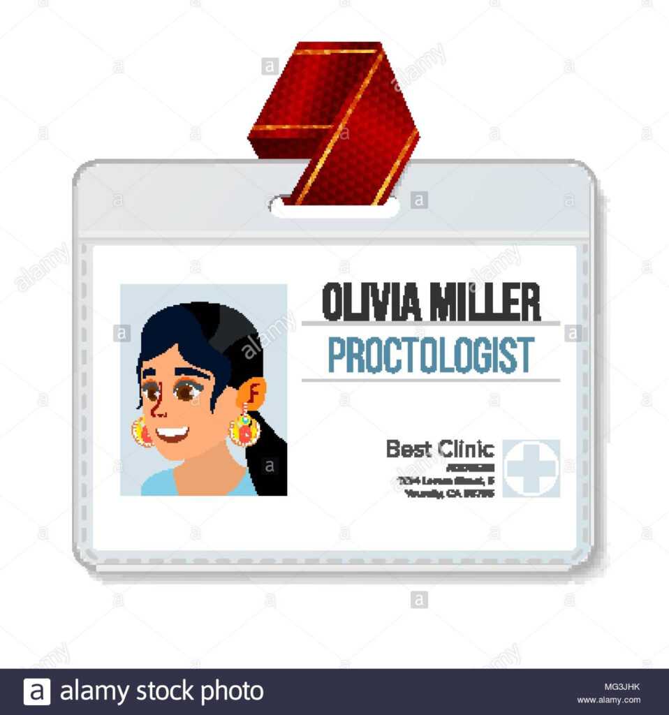 Hospital Id Card Template