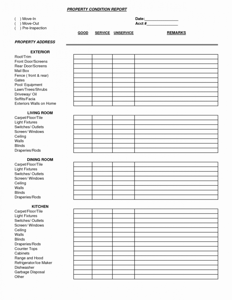 Property Condition Assessment Report Template | Atlantaauctionco.com