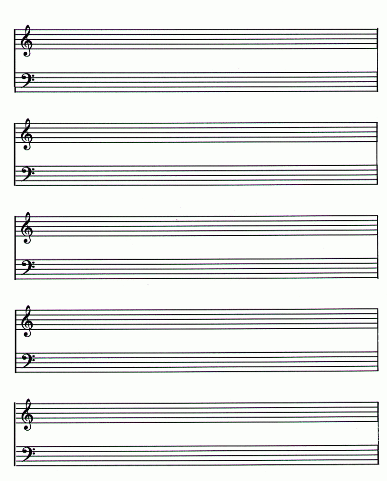 Sheet Music Template Cue Buzzword For Pages Guitar Sample Ic In Blank ...