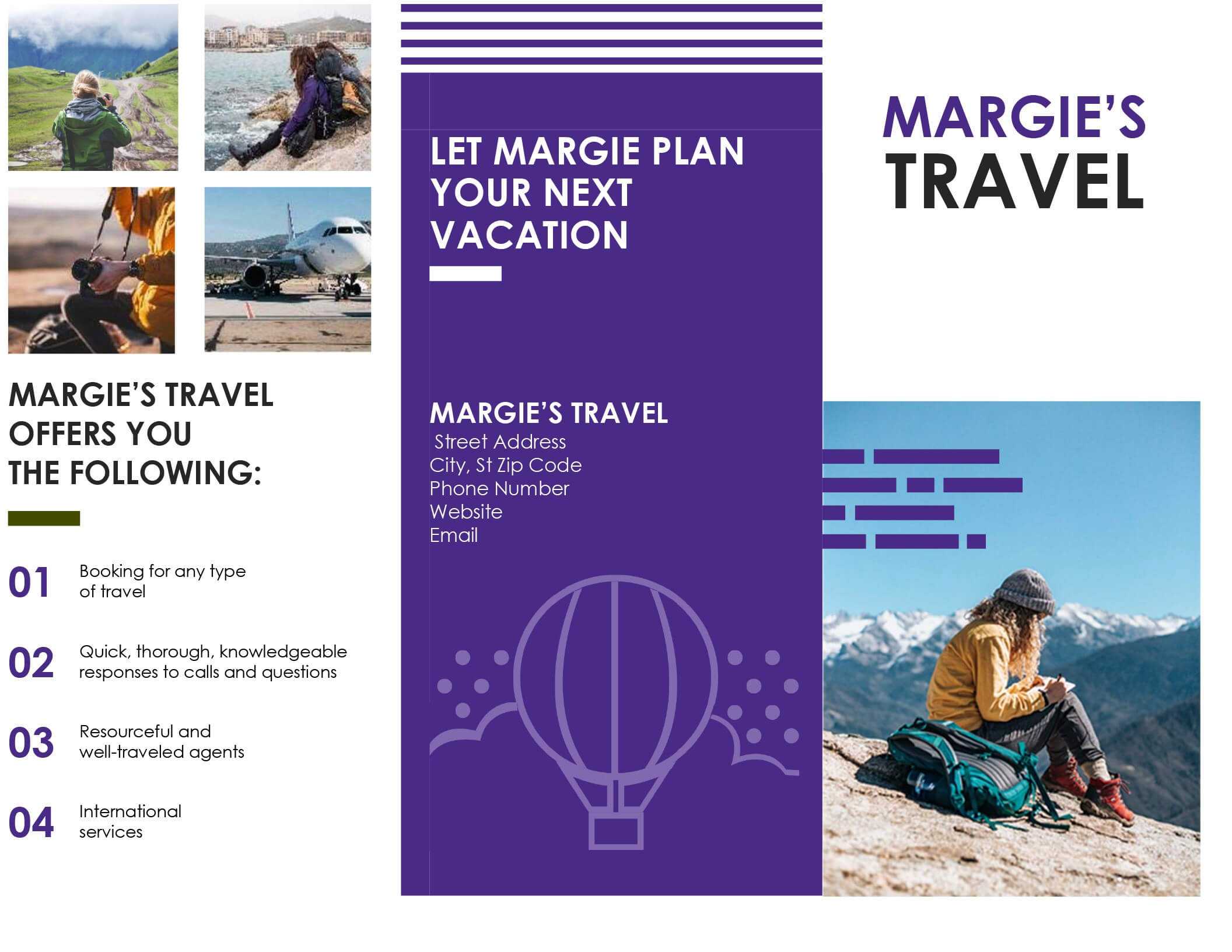 Word Travel Brochure Template Atlantaauctionco